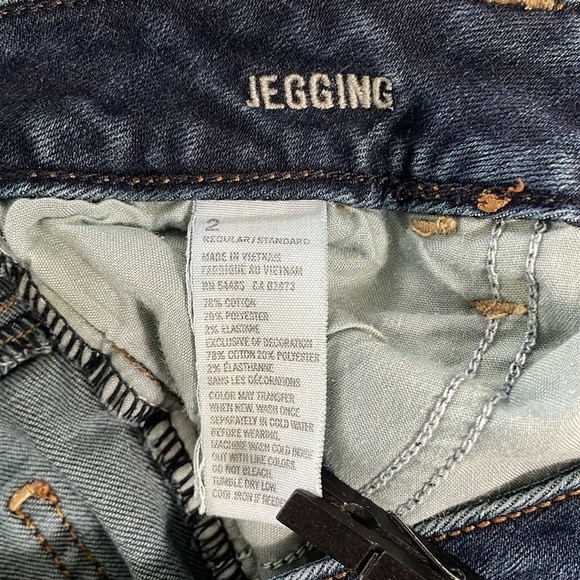 AE Dark Wash Mid Rise Jegging - Picture 4 of 4